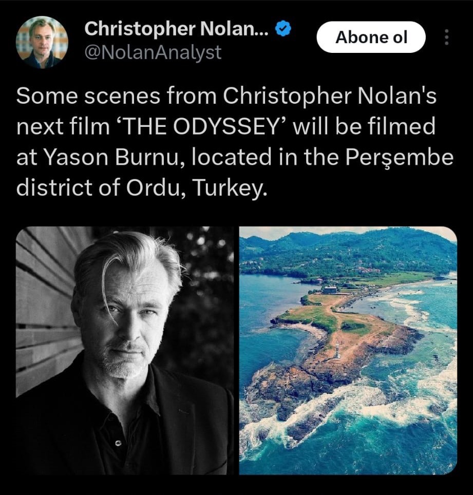 Ünlü Yönetmen Christopher Nolan, yeni filmini Ordu’da çekecek