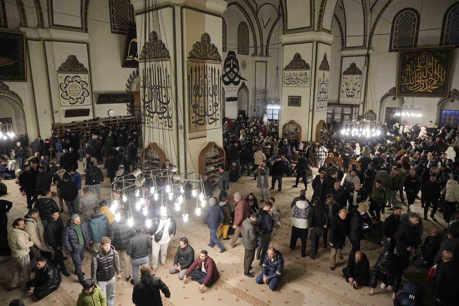 Bursa’da Berat Kandili idrak edildi