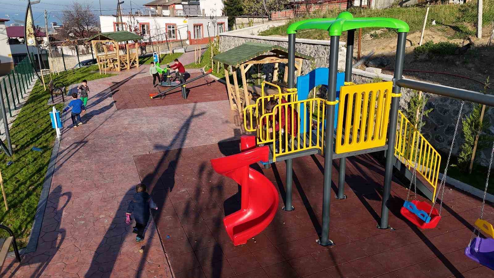Canik’in park ve sokaklarına modern dokunuş