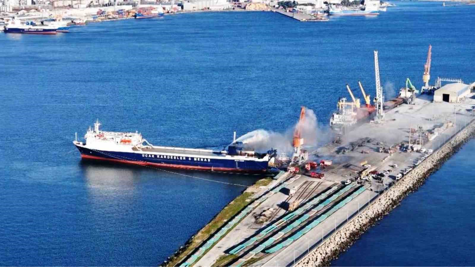 Yanan gemi için Palau Cumhuriyeti ve savcılıktan yazı bekleniyor