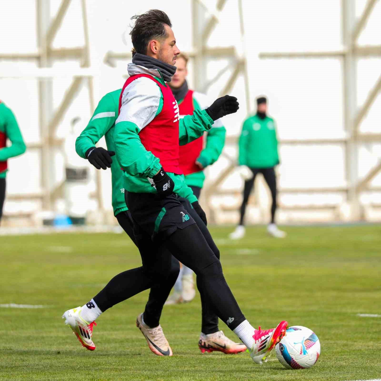 Konyaspor’da, Samsunspor maçı hazırlıklarına devam etti