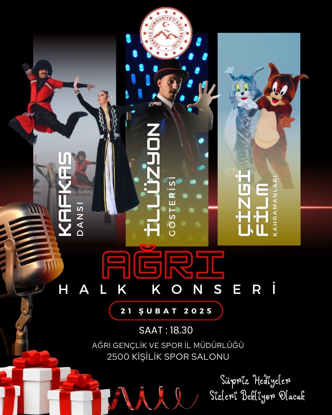 Ağrılılar  ’Halk Konseri’nde bir araya gelecek