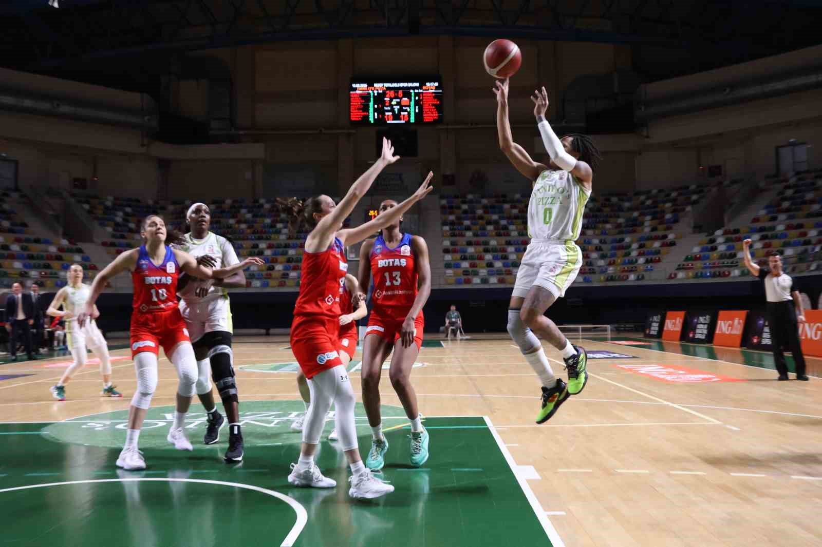 Kadınlar Basketbol S&uuml;per Ligi: Danilos Pizza: 85 - BOTAŞ: 89
