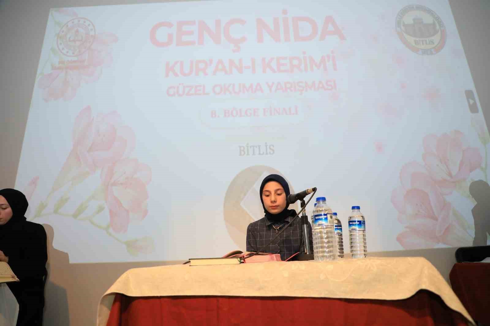 Bitlis’te Kur’an-ı Kerim’i Güzel Okuma Yarışması 8.Bölge Finali düzenlendi