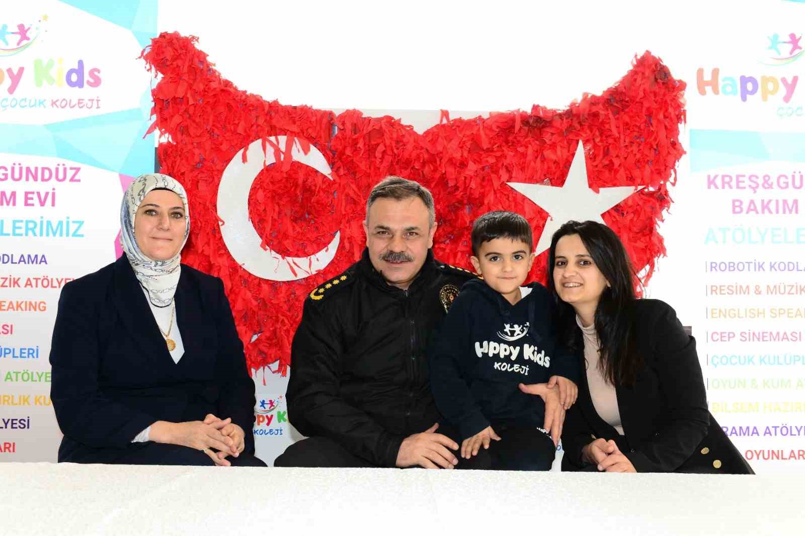 Bingöl Emniyet Müdürü Kalaycı’dan, şehit çocuğuna unutulmaz sürpriz