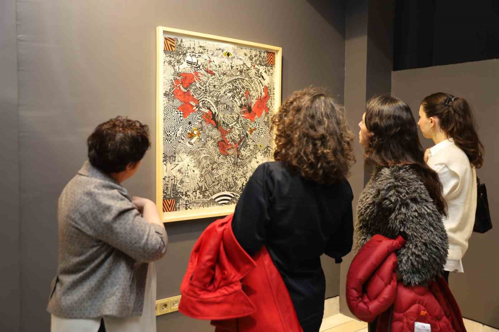 Bursa sanat &ccedil;alıştayı, kent, mekan, hafıza sergisi ile ta&ccedil;landı
