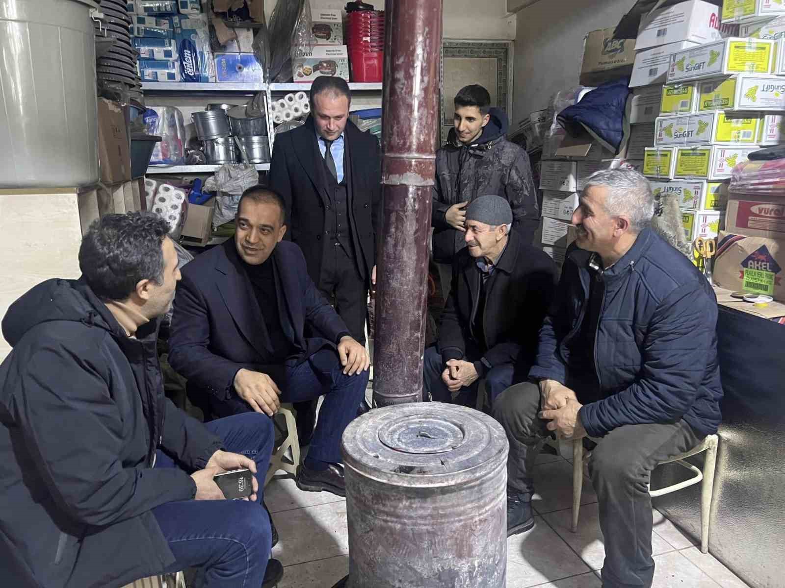 MHP İl Başkanı Yurdagül, Hınıs ve Tekman’da esnafı ziyaret etti, muhtarlarla biraraya geldi