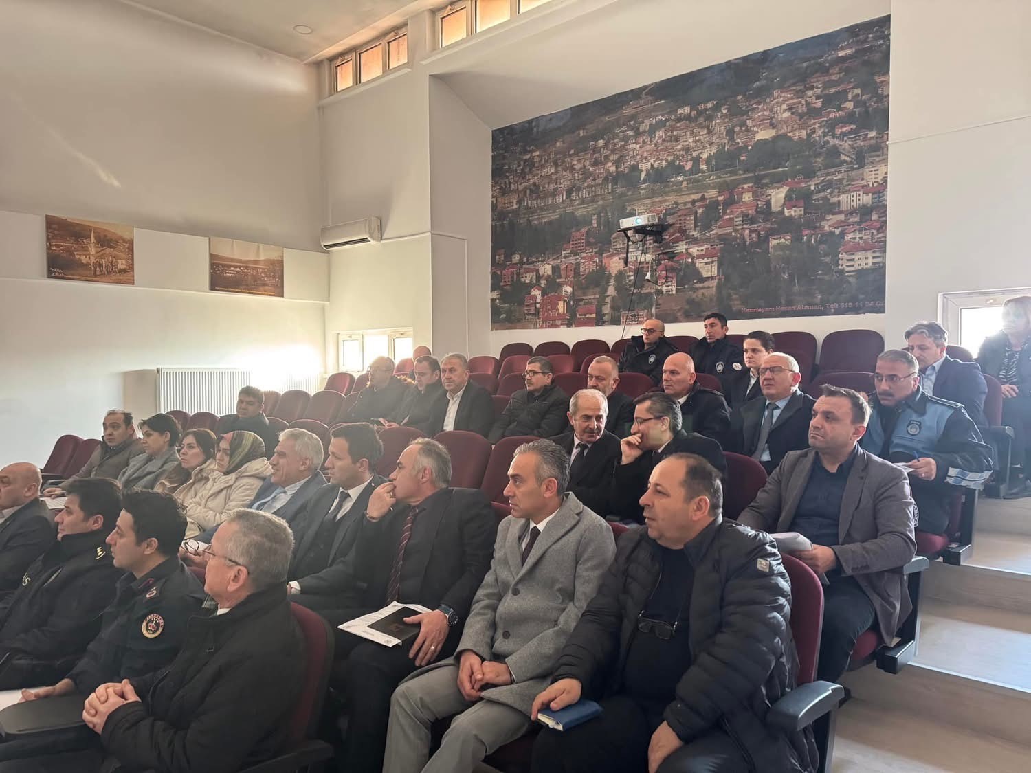 &Ccedil;aycuma&rsquo;da yangın g&uuml;venliği toplantısı d&uuml;zenlendi
