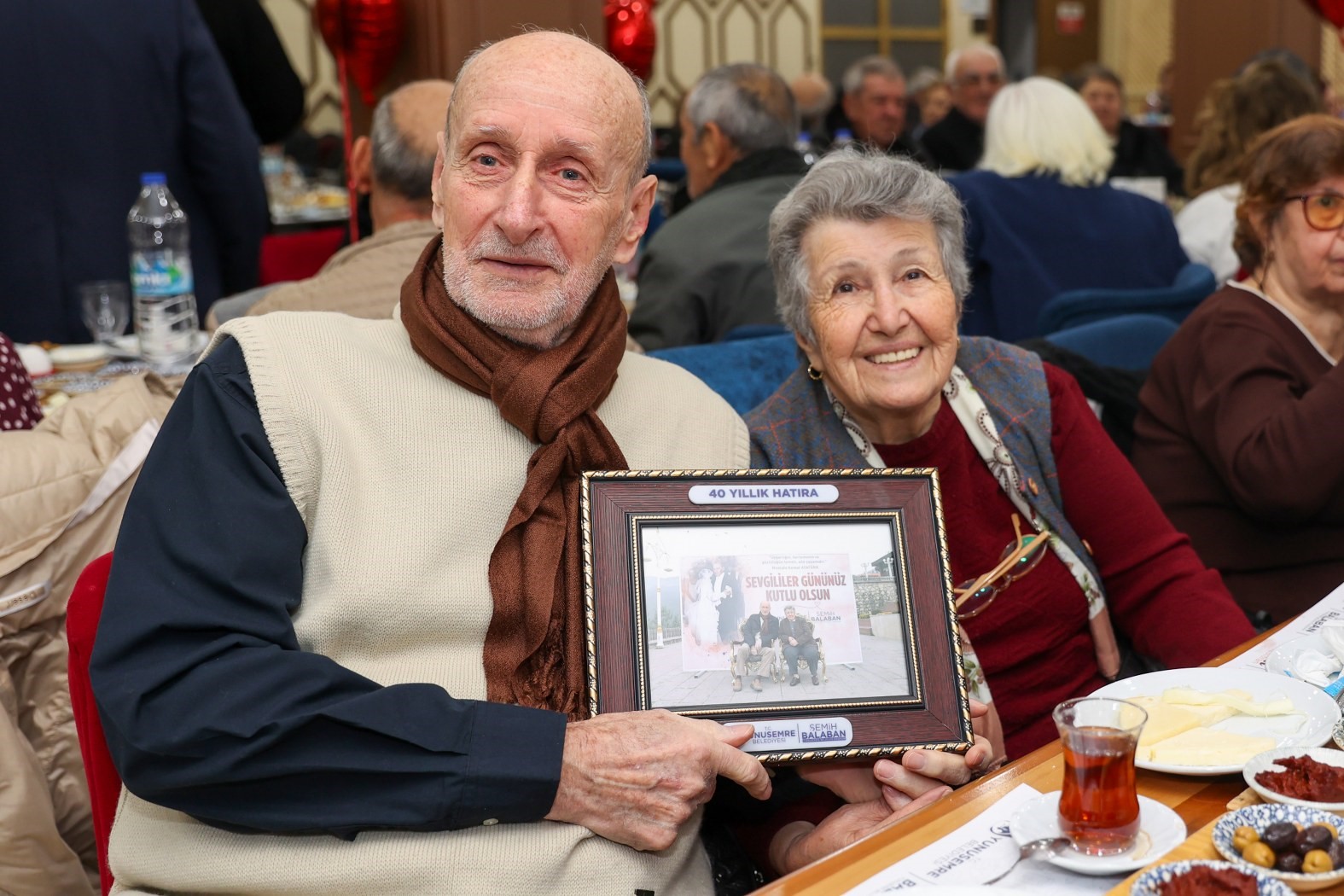 Aşkta 40 yılı devirenler 14 Şubat’ta bir araya geldi