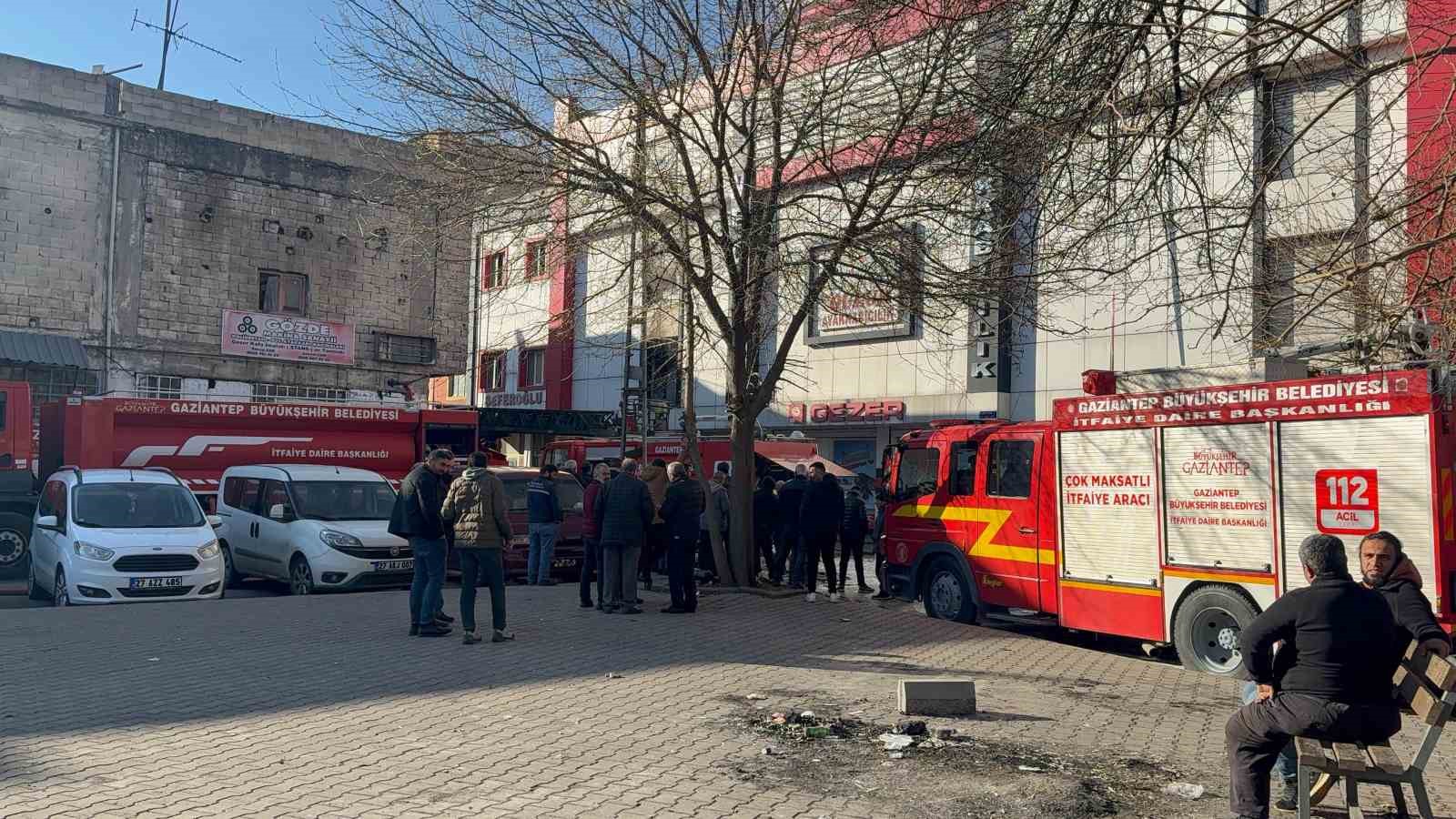 Gaziantep’te ayakkabı atölyesinde yangın
