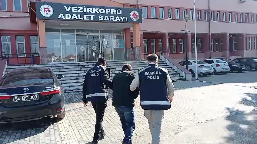 Samsun’da 25 yıl 73 ay hapis cezası bulunan hükümlü yakalandı
