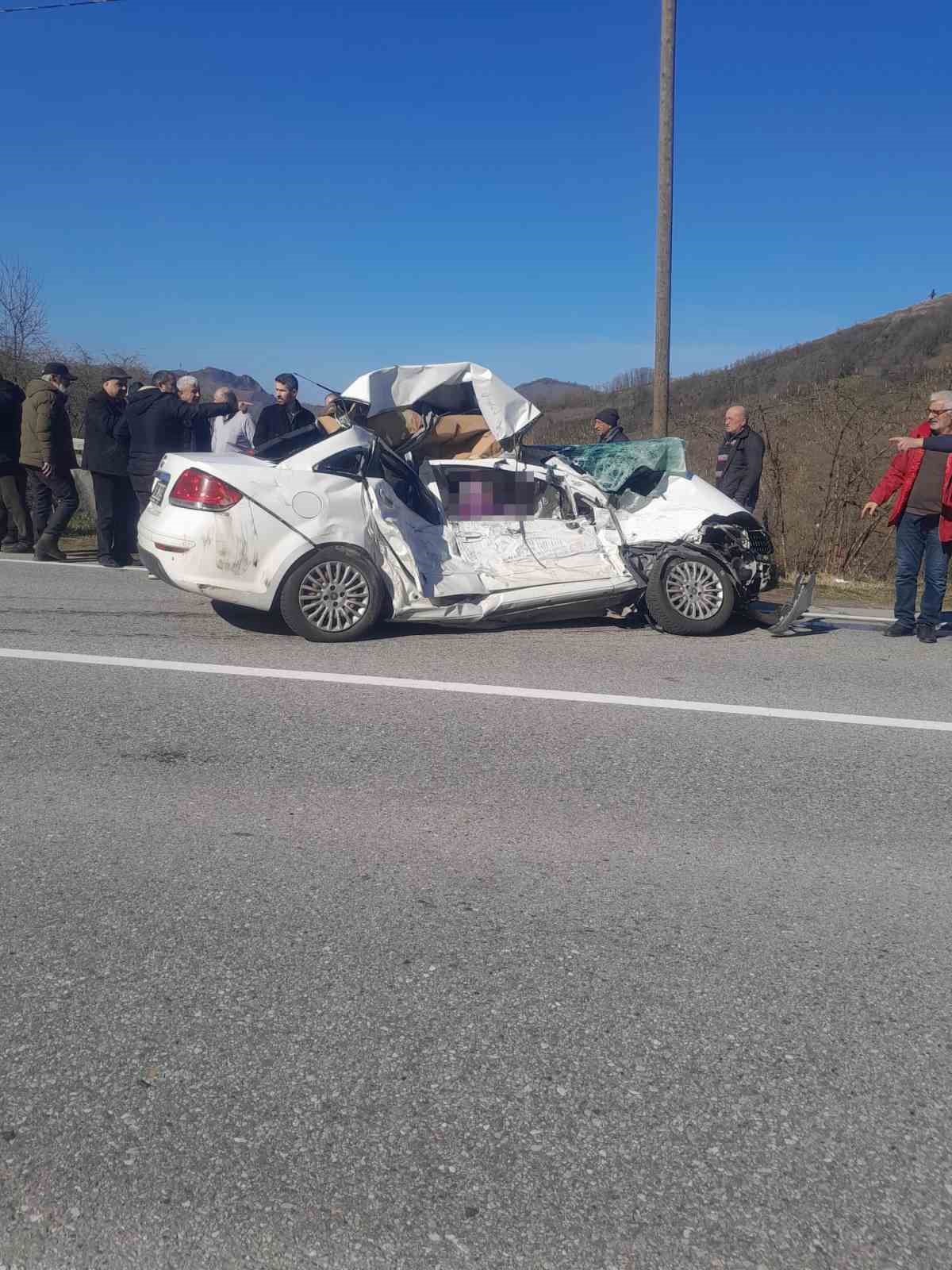 Giresun’da trafik kazası: 3 ölü, 1 yaralı
