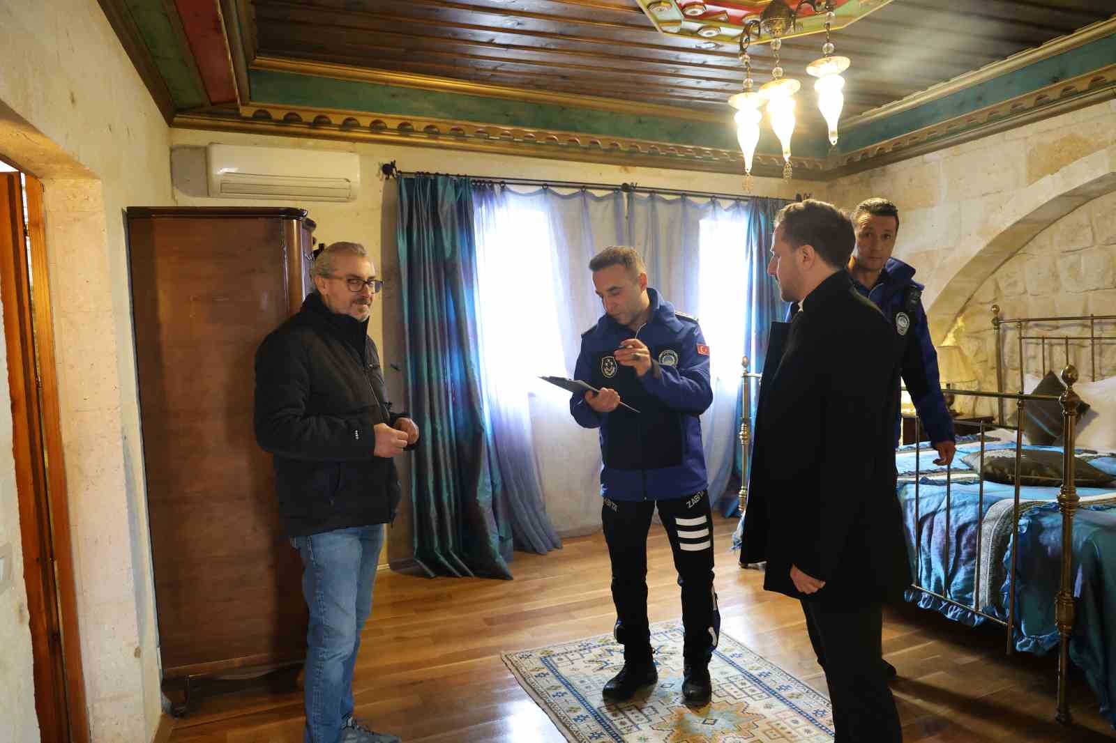 Kapadokya&rsquo;daki oteller sıkı denetimden ge&ccedil;iriliyor
