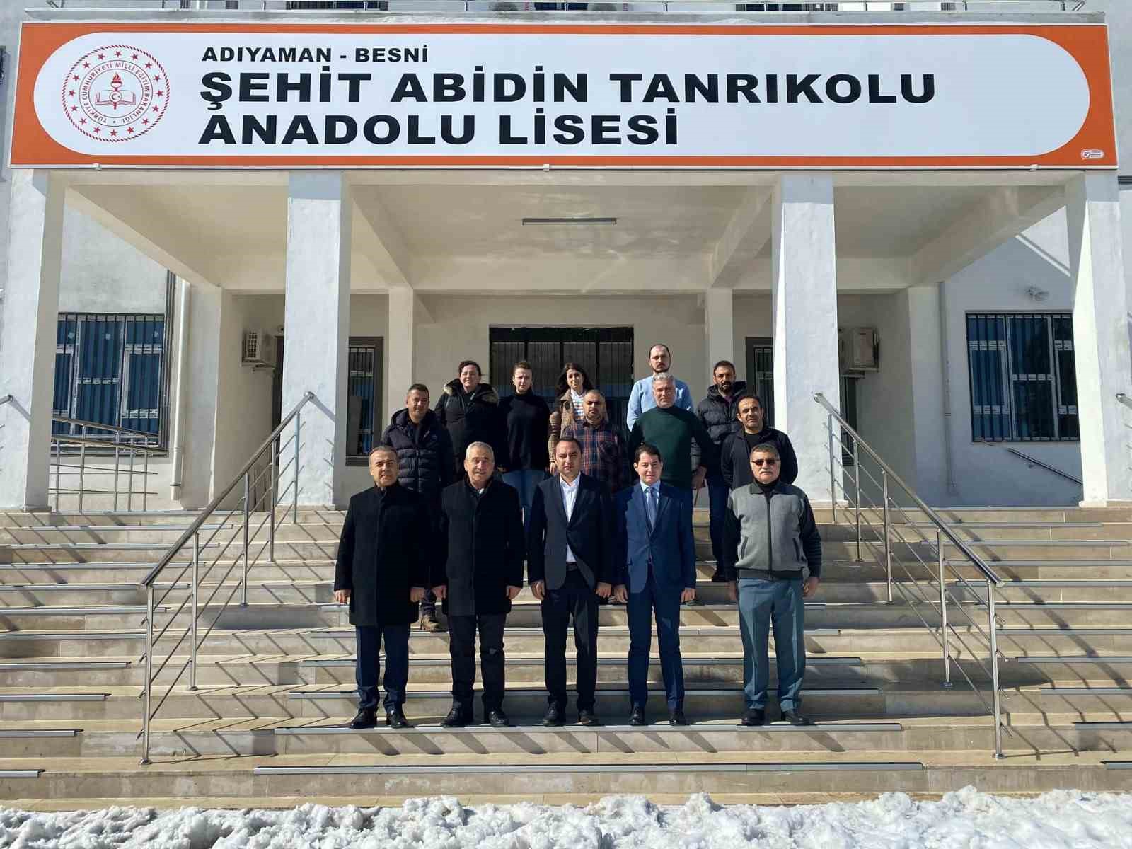 Kaymakam Partal&rsquo;dan Şehit Abidin Tanrıkolu Anadolu Lisesi&rsquo;ne ziyaret
