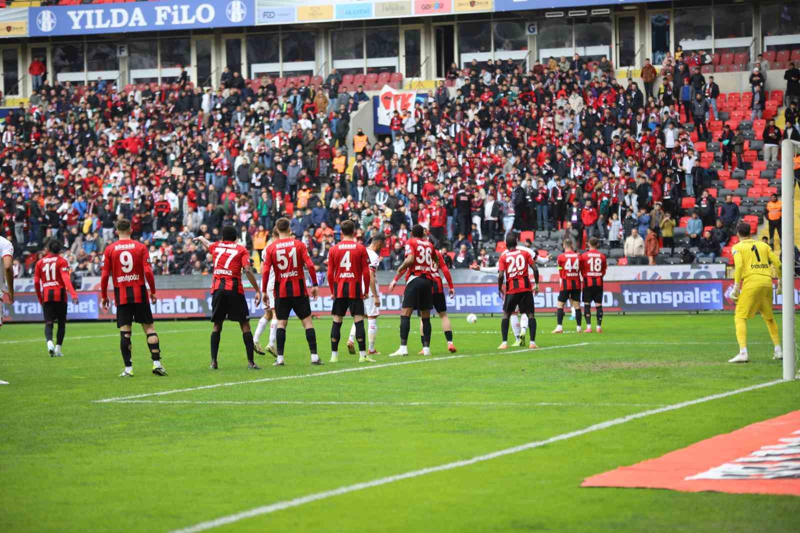 Trendyol S&uuml;per Lig: Gaziantep FK: 1 - Sivasspor: 1 (İlk yarı)
