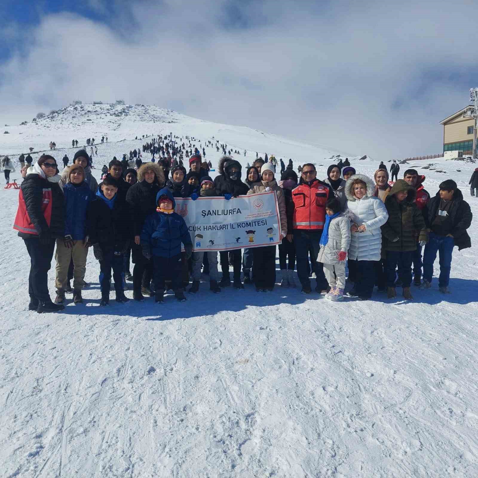 Siverekli çocuklar karacadağ’da unutulmaz bir gün geçirdi