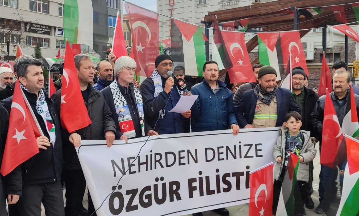 Kütahya’da Gazze için protesto: &quot;İşgale ve zulme son verilsin&quot;
