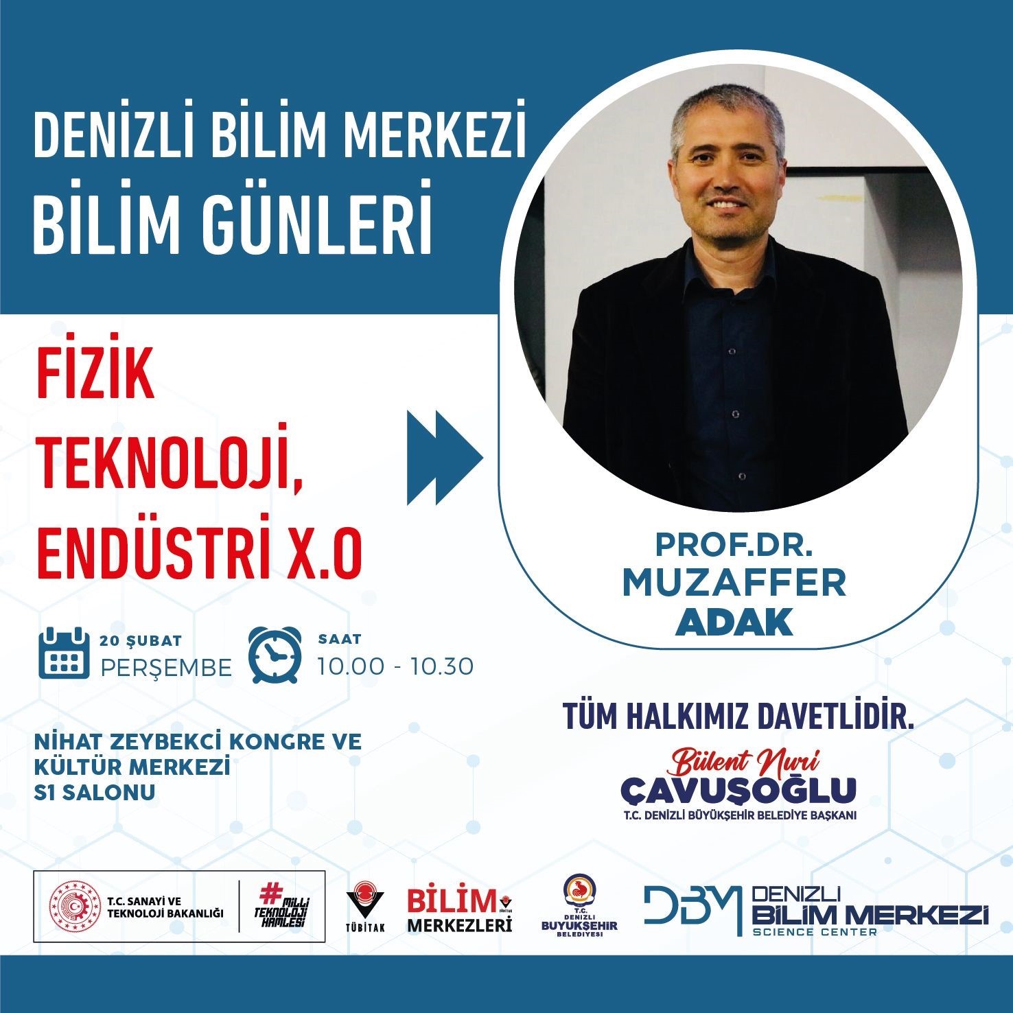 Denizli&rsquo;de bilim g&uuml;nleri başlıyor
