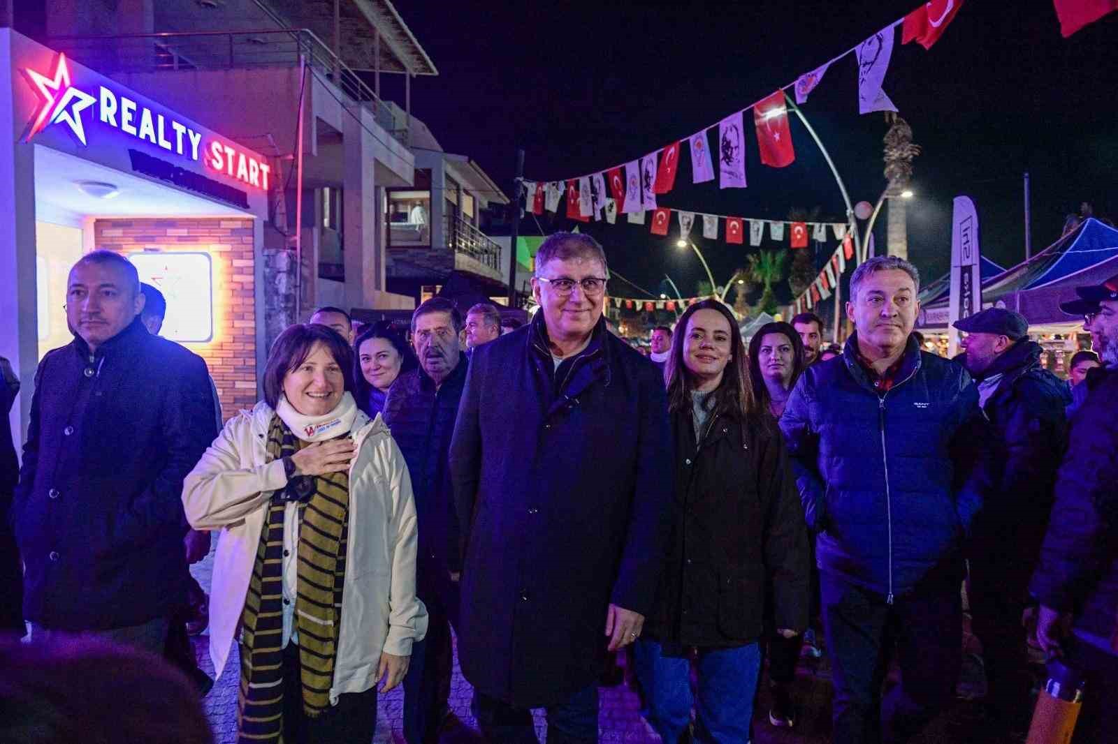 Mordoğan&rsquo;da balık avı heyecanı
