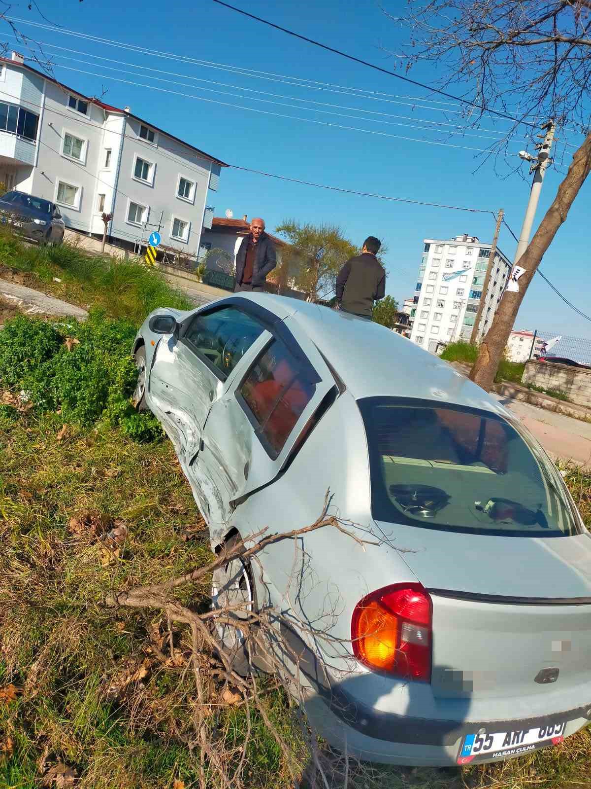 Samsun’da aynı yolda yine kaza