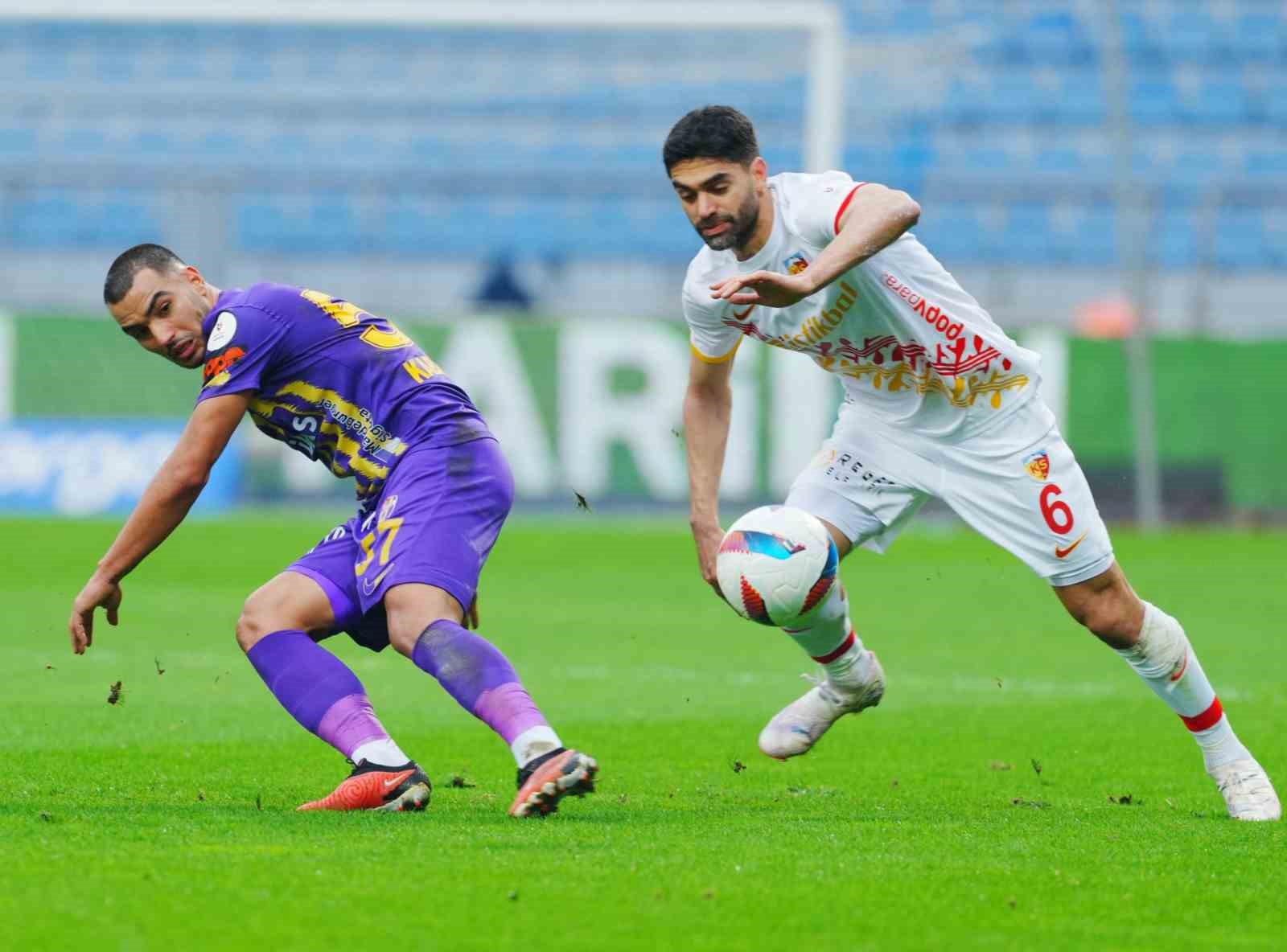 Trendyol S&uuml;per Lig: Ey&uuml;pspor: 0 - Kayserispor: 0 (İlk yarı)
