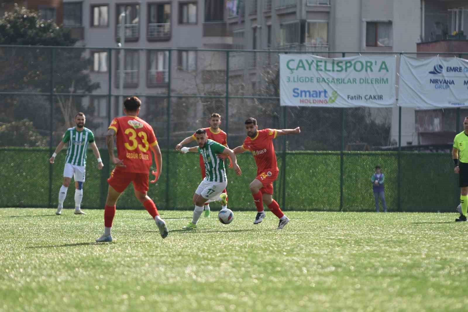 TFF 3. Lig: Çayelispor: 0 - Tire 2021: 0
