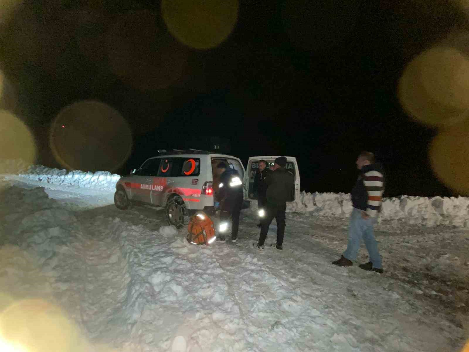 Batman’da yaralanan hamile kadın, kar nedeniyle 6 saat sonra hastaneye ulaştırıldı
