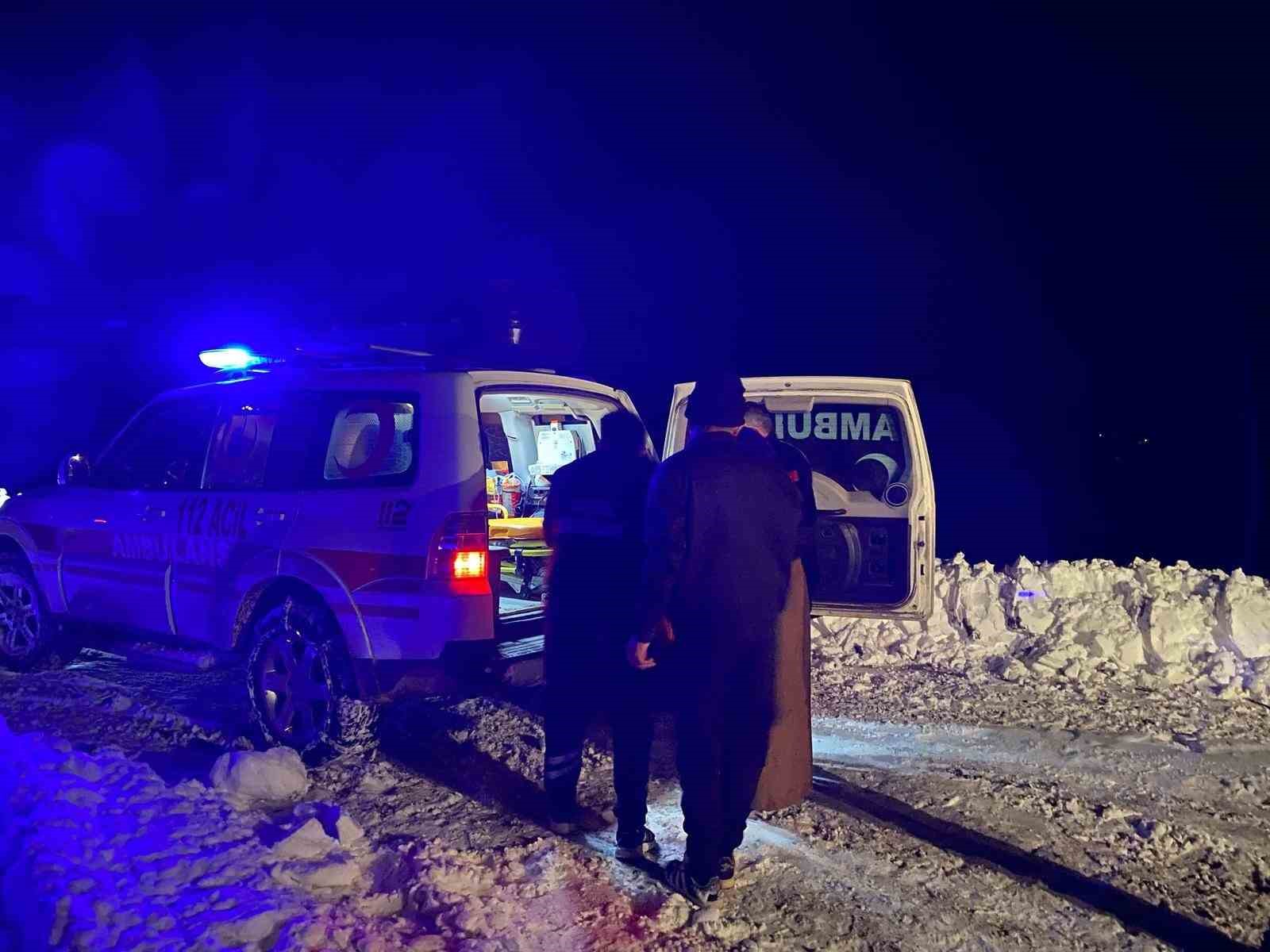 Batman’da yaralanan hamile kadın, kar nedeniyle 6 saat sonra hastaneye ulaştırıldı
