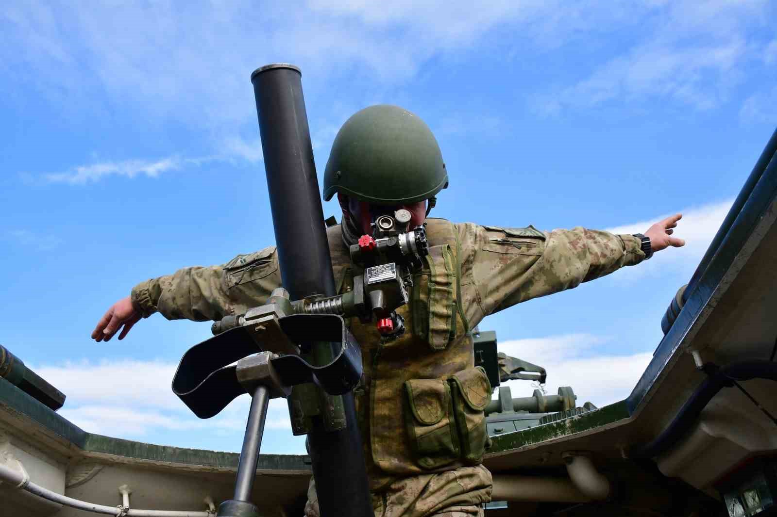 59&rsquo;uncu Havan ve Top&ccedil;u Eğitim Tugay Komutanlığı&rsquo;nda havan atışları ger&ccedil;ekleşti
