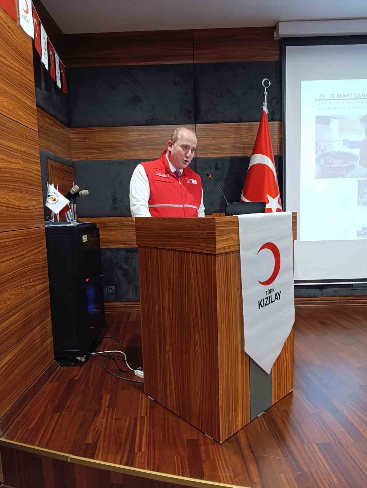 Kızılay &Ccedil;orlu Şubesi&rsquo;nin genel kurul yapıldı
