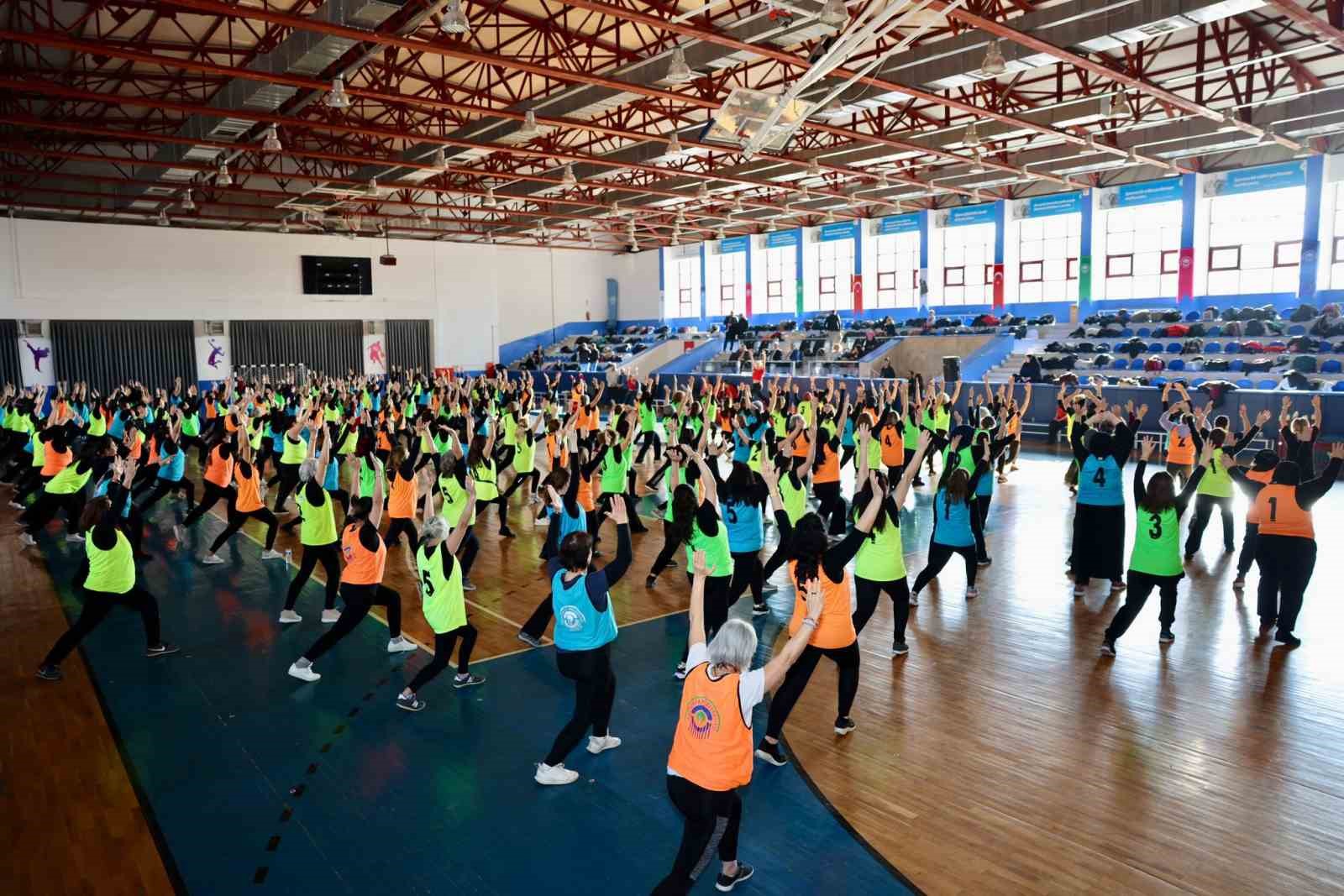 Odunpazarı’nda kadınlar sporda buluştu
