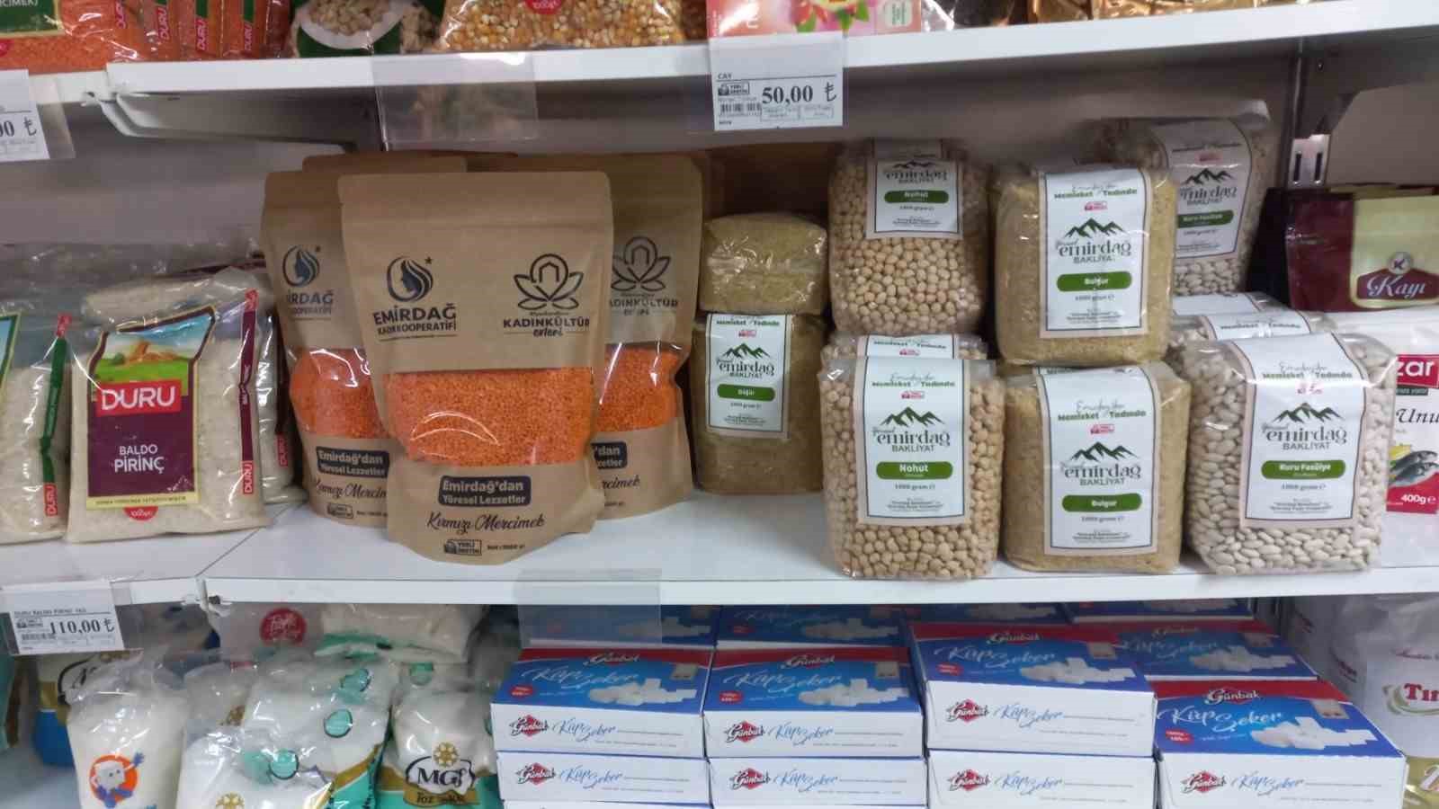 Emirdağlı kadınların &uuml;rettiği &uuml;r&uuml;nler Avrupa pazarında
