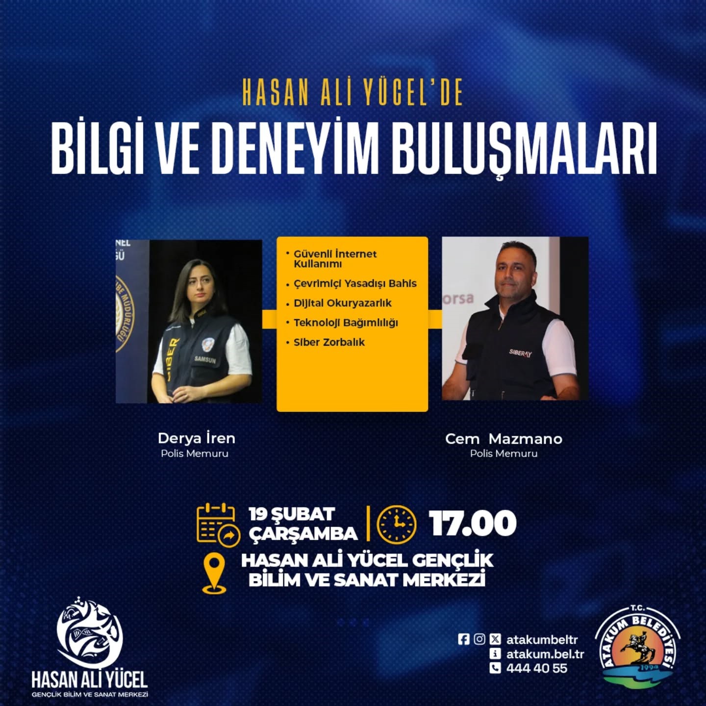 Atakum’da vatandaşlar bilgilendiriliyor