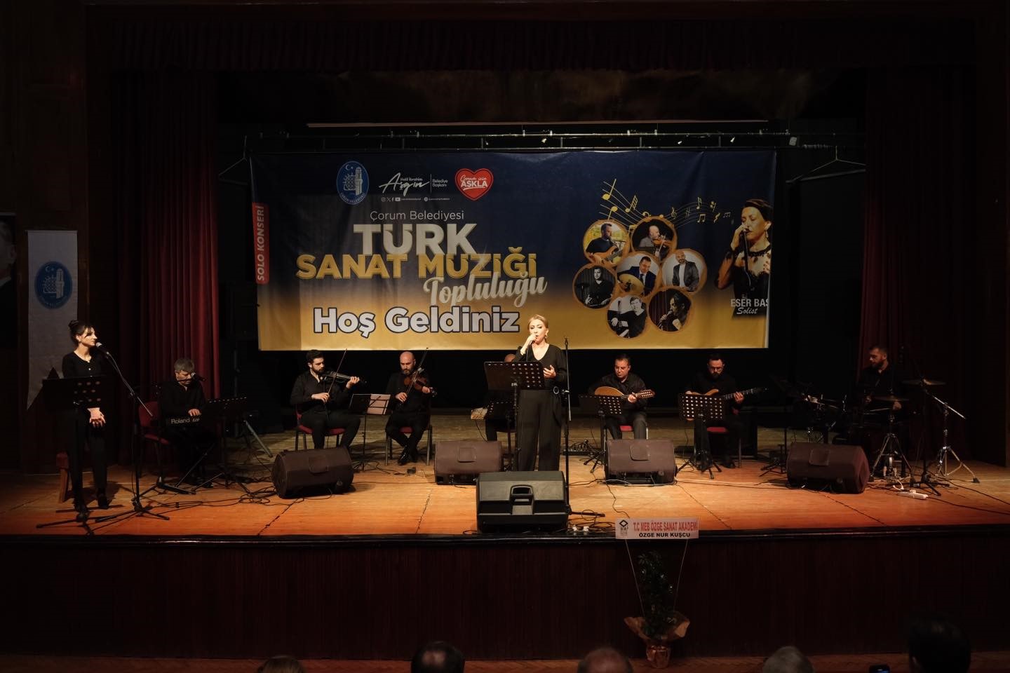 Çorum’da Türk Sanat Müziği konseri ile kulakların pası silindi