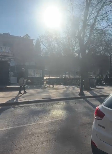 Kahramanmaraş’ta kavga anı kamerada