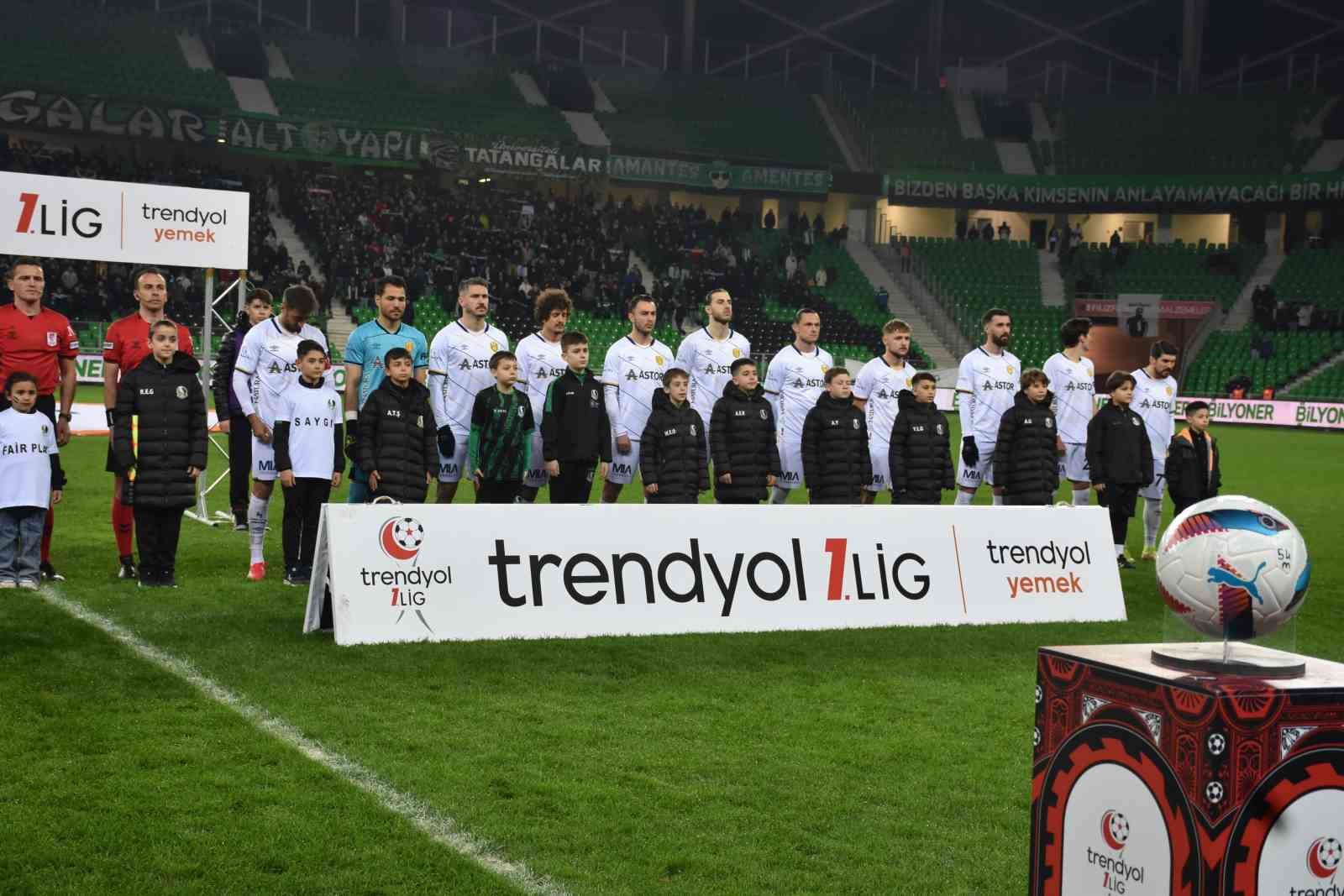 Trendyol 1. Lig: Sakaryaspor: 2 - MKE Ankaragücü: 2

