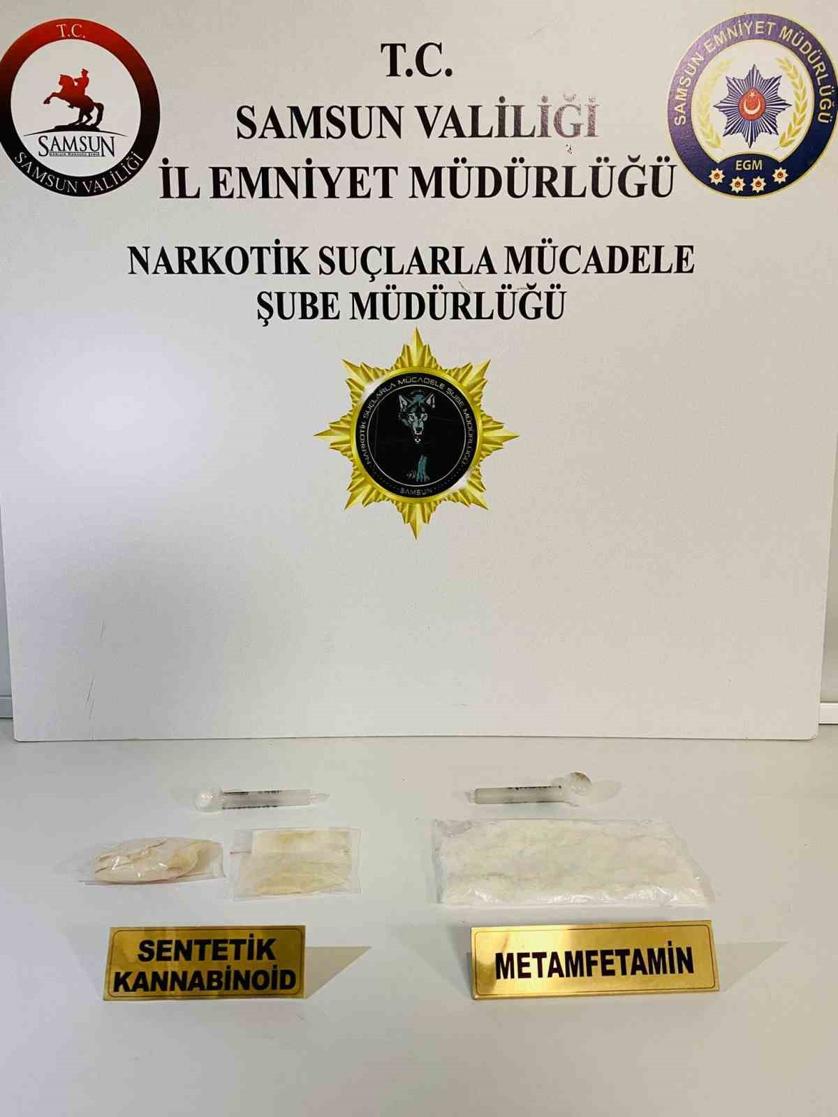 Samsun&rsquo;da uyuşturucu operasyonu: 2 g&ouml;zaltı
