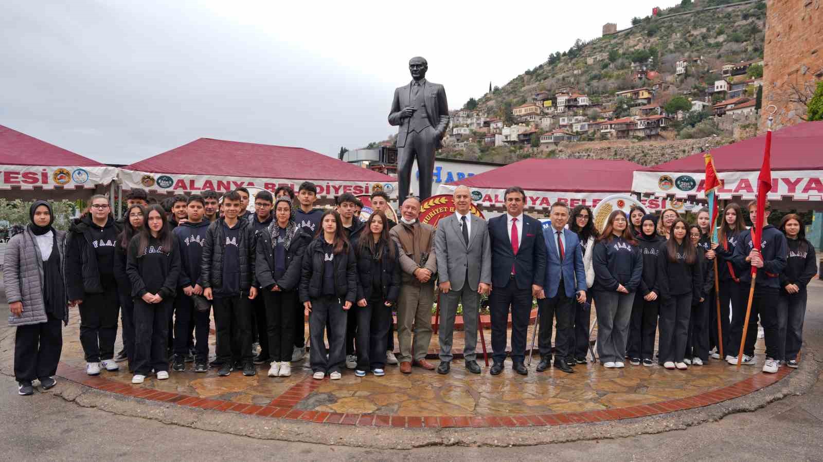 Atatürk’ün Alanya’ya gelişinin 90. yılı kutlandı