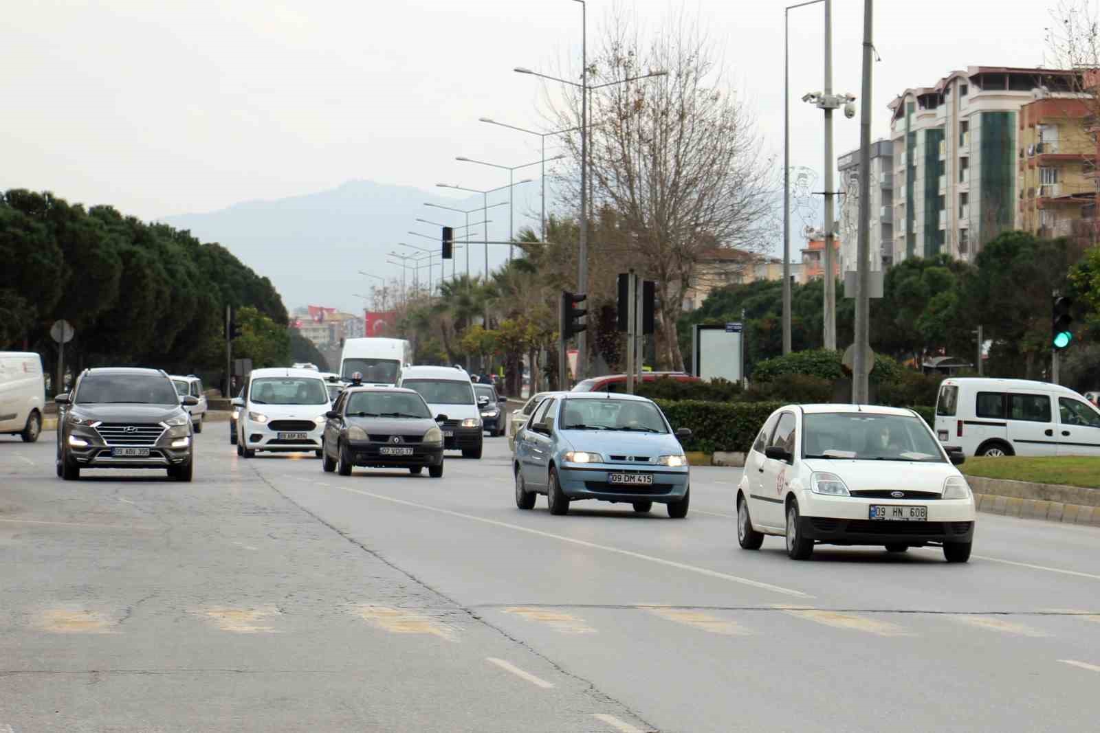 Aydın’da araç sayısı 627 bin oldu