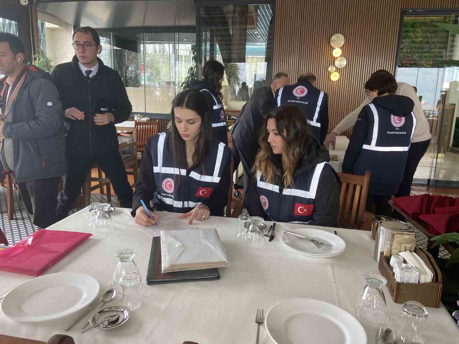Ticaret Bakanlığı’ndan Ramazan öncesi İstanbul’da restoran ve kafelere "Fahiş Fiyat" denetimi
