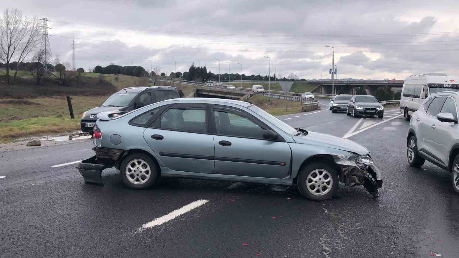 &Ccedil;orlu&rsquo;da trafik kazası: 1 yaralı
