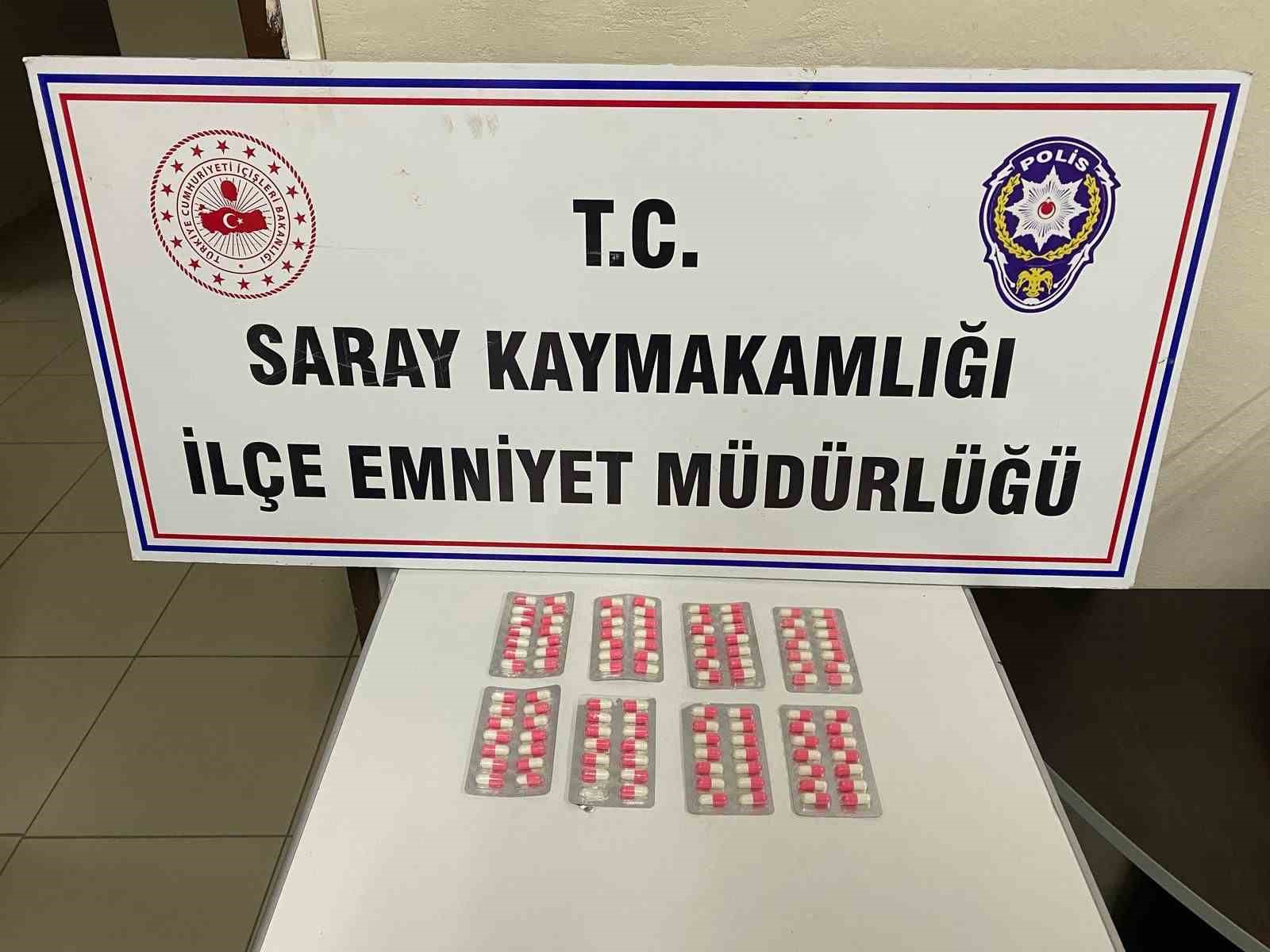 Tekirdağ’da 111 adet uyuşturucu hap ele geçirildi