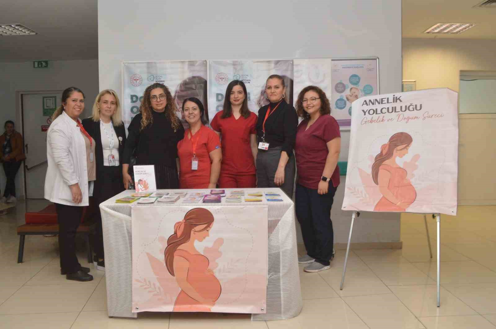 Muğla’da normal doğum için stant açıldı