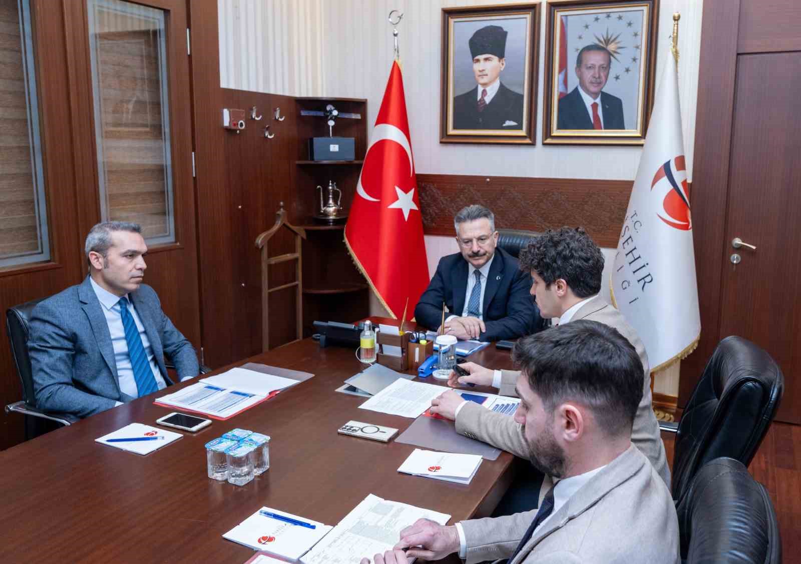 Vali Aksoy’a BEBKA projeleriyle ilgili bilgilendirme sunumu yapıldı