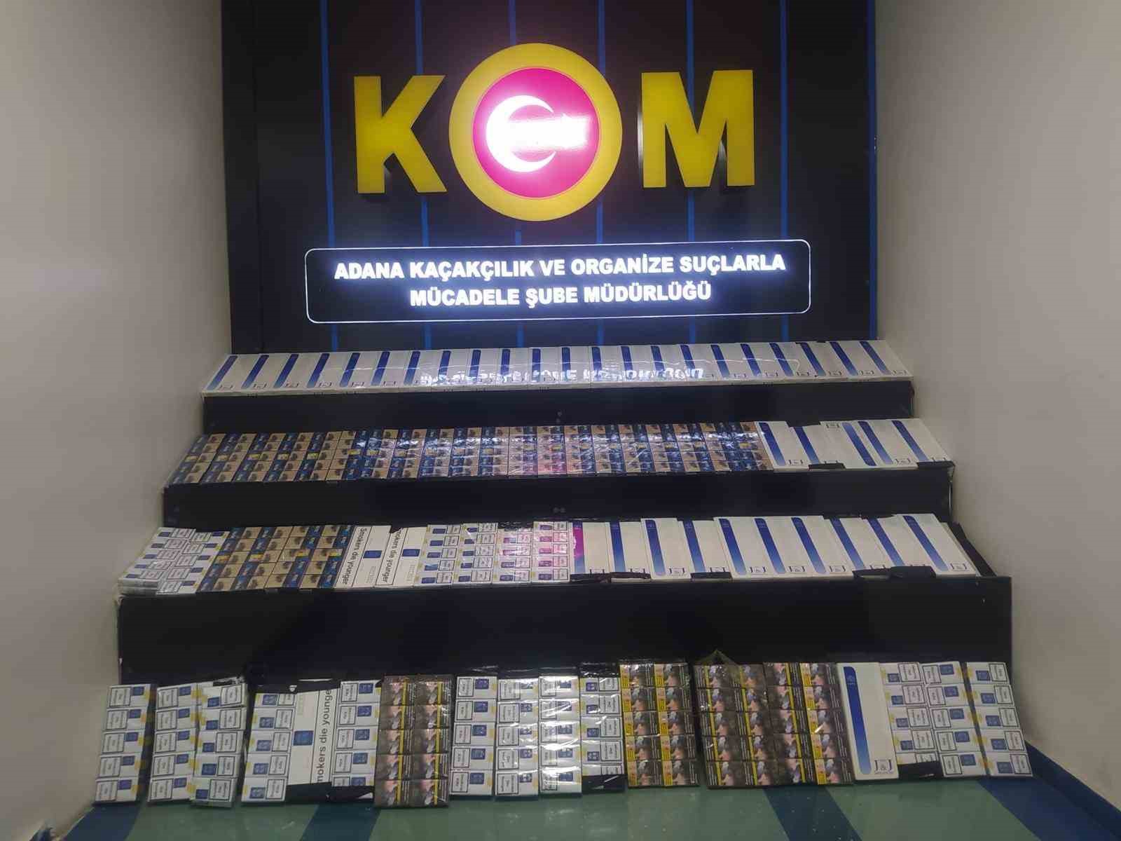 Adana’da kaçakçılık operasyonunda 3 gözaltı