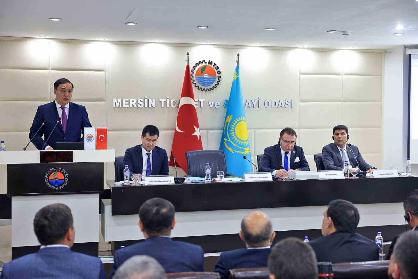 Kazakistan, Mersinli yatırımcılara önemli fırsatlar sunuyor
