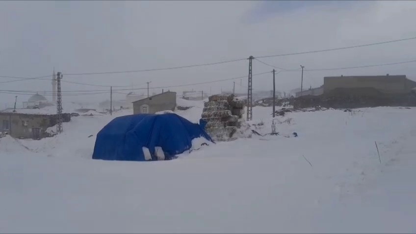 Kar Erzurum&rsquo;da k&ouml;yleri esir aldı
