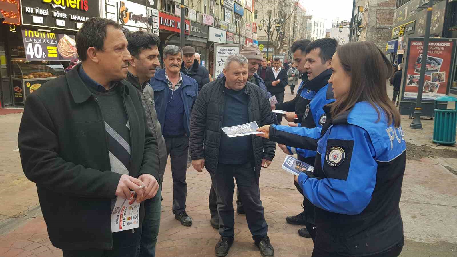 Polis ekiplerinden ‘Acil durumda tek numara’ uyarısı
