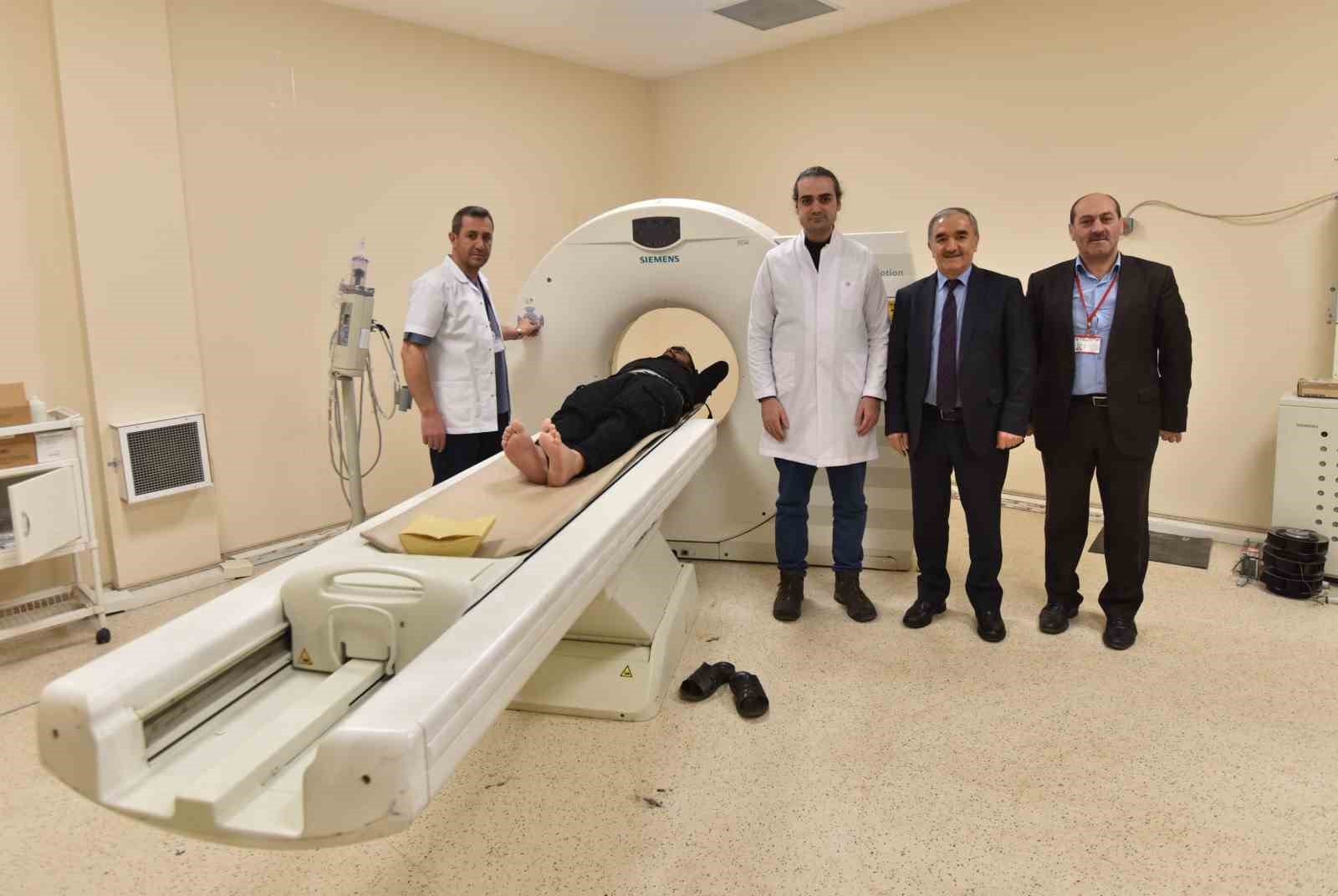 Ahlat Devlet Hastanesine yeni bilgisayarlı tomografi cihazı kazandırıldı