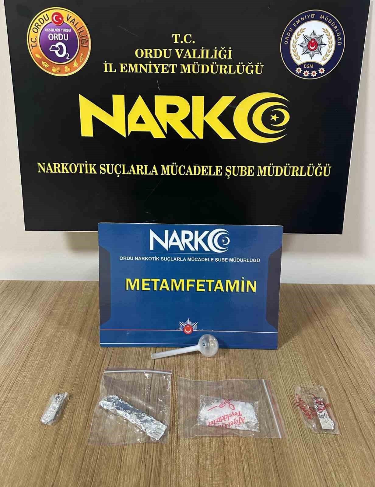 Ordu’da uyuşturucu operasyonlarında 2 tutuklama